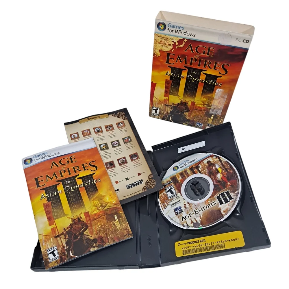 Microsoft Games Windows PC CD Age Of Empires III Golden Ed./The Asian Dynasties